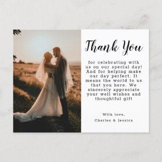 Thank You Postcard Postkarte