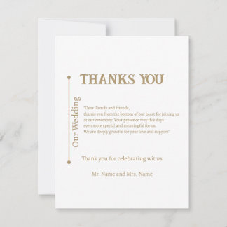 Thank you RSVP karte