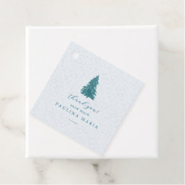 Thank You Snow Much Winter Quinceanera Pine Tree Geschenkanhänger