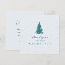 Thank You Snow Much Winter Tree Quinceanera