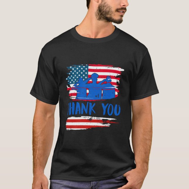 Thank You Soldiers America Memorial Day Military I T-Shirt (Vorderseite)