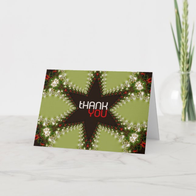 tHANK yOU STaR-Karte Dankeskarte (Vorderseite)