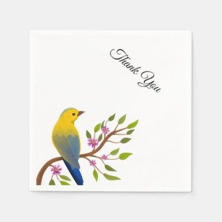 Thank You Star Pastel Gradient Party Paper Napkins Serviette