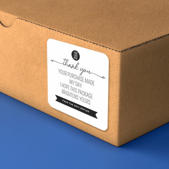 Thank You Sticker – Small Business Branding (Créateur téléchargé)