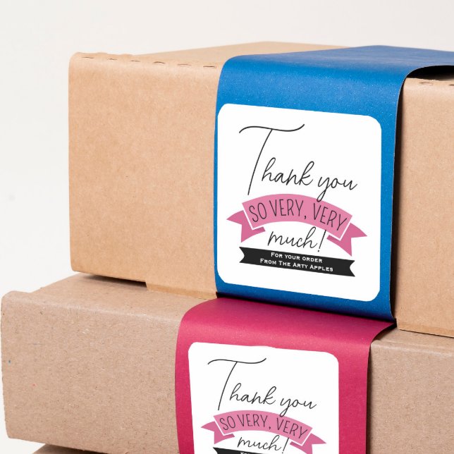 Thank You Sticker – Small Business Branding (Von Creator hochgeladen)