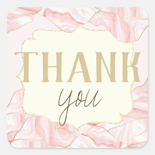 Thank You Stickers  (Vorderseite)