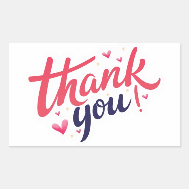 Thank You Stickers (Vorderseite)