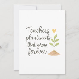 Thank you teacher  dankeskarte