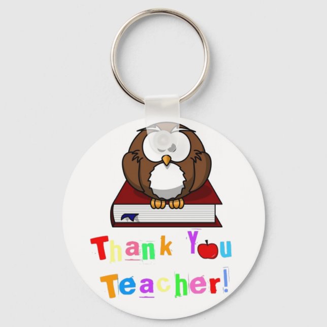 Thank you Teacher Schlüsselanhänger (Vorderseite)