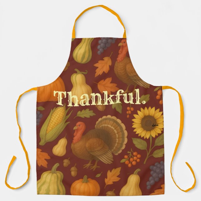 Thankful Apron Schürze (Vorderseite)