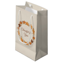 Thankful for You Fall Thank You Cards Kleine Geschenktüte