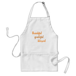 Thankful Grateful Meured Thanksgiving Schürze