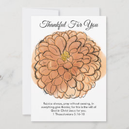 Thankful Greeting Card Feiertagskarte