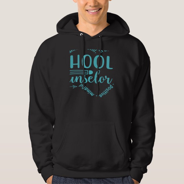Thankful Humble Positive Grateful Mindful School C Hoodie (Vorderseite)