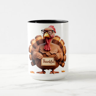 Thankful Turkey Design – Funny Holiday Art Tasse