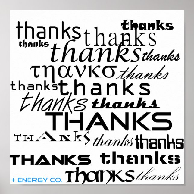Thanks Poster (Vorne)