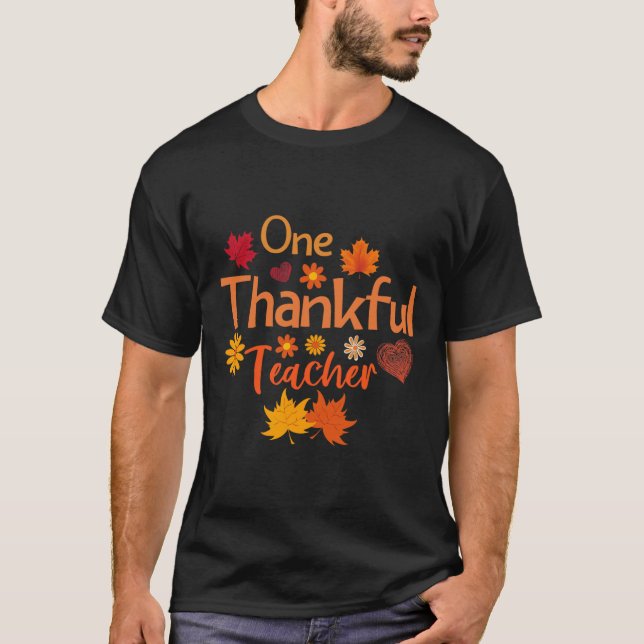 Thanksgivi-Dozentin für Frauenfalllehrer T-Shirt (Vorderseite)