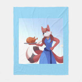 Thanksgiving Anton's Mom Fleecedecke