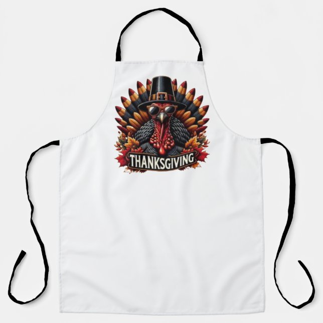 Thanksgiving apron turkey gift schürze (Vorderseite)
