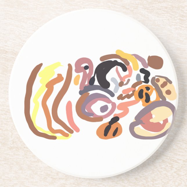 Thanksgiving autumn getränkeuntersetzer (Vorne)