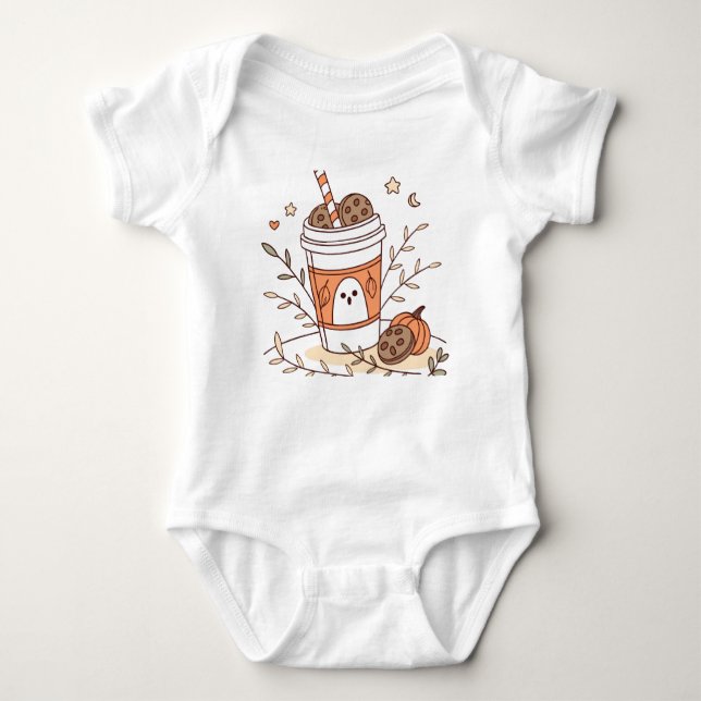 Thanksgiving baby clothes, custom baby bodysuit strampler (Vorderseite)
