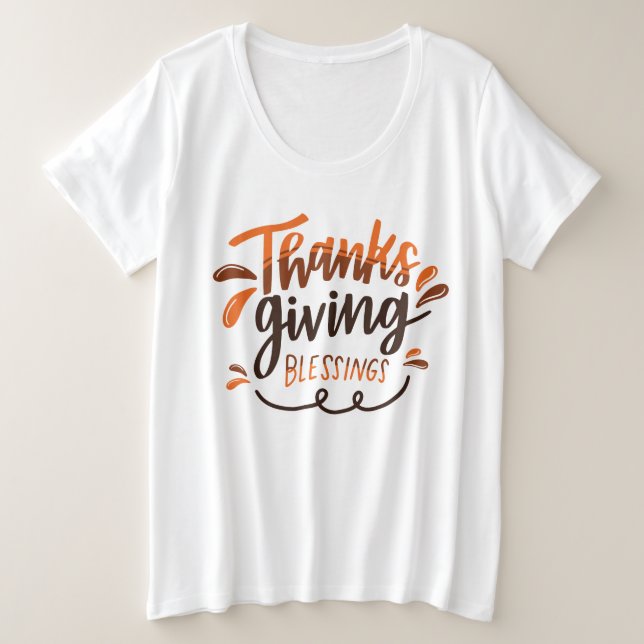 Thanksgiving béni - Thanksgiving Day Gift (Design devant)