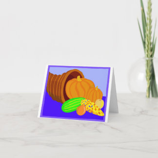 Thanksgiving - carte de note