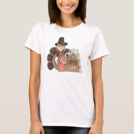 Thanksgiving Cartoon fun t-shirt Turquie