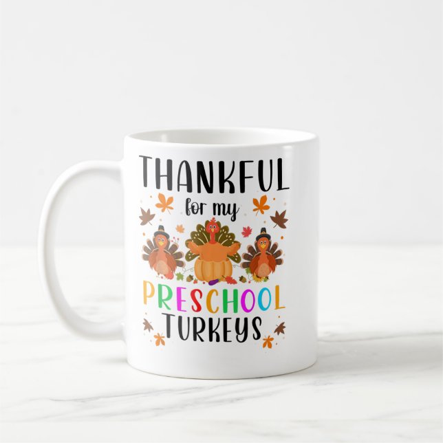 Thanksgiving Day Turkey Gobble Me Swallow Me Frien Kaffeetasse (Links)