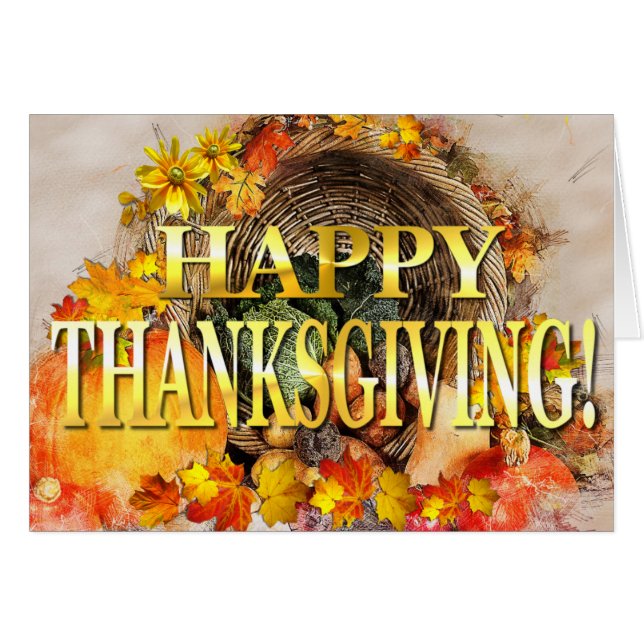 Thanksgiving de l'automne (Devant horizontal)