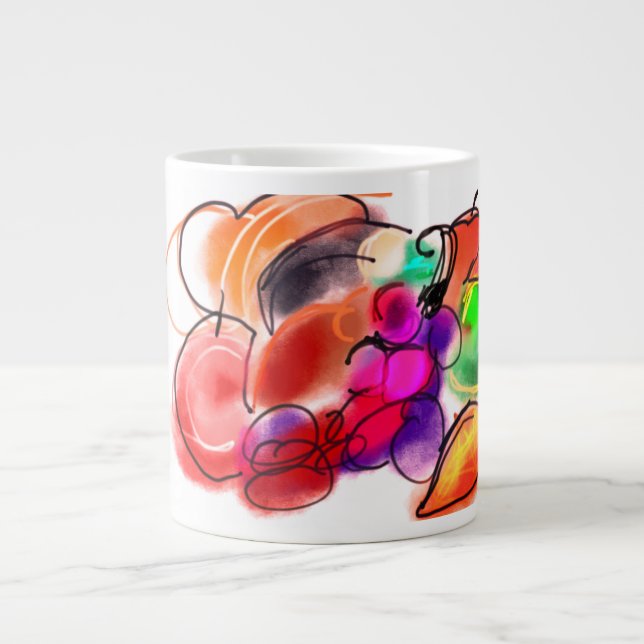 Thanksgiving food Jumbo-Tasse (Vorderseite)