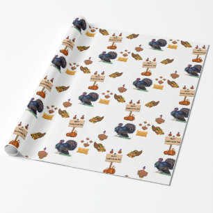 Thanksgiving-Geschenkpapier Geschenkpapier