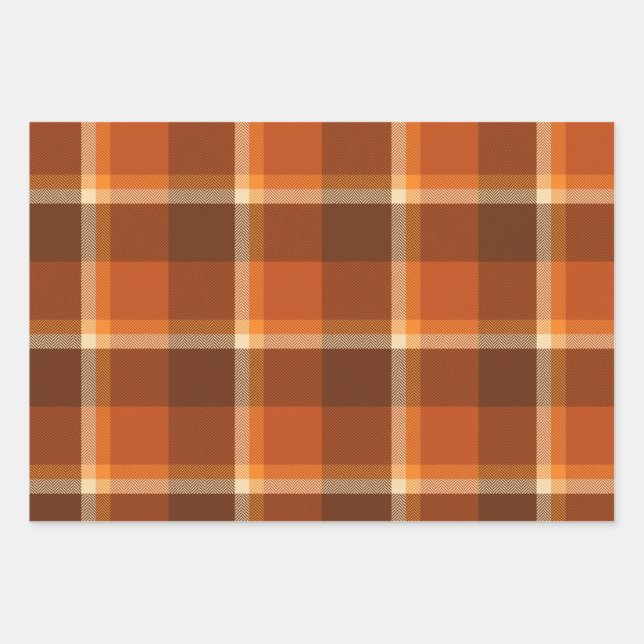 Thanksgiving Gift Wrap Geschenkpapier Set (Vorderseite)