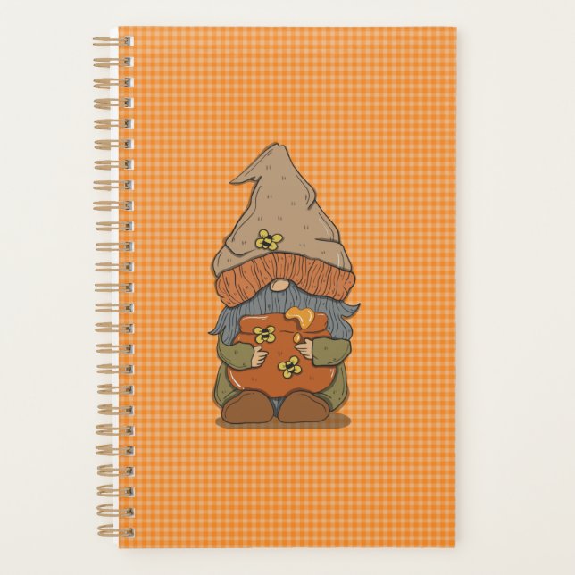 Thanksgiving Gnome Holding a Honey Planer (Vorderseite)