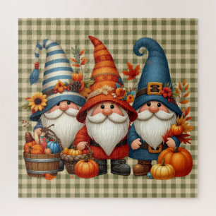 Thanksgiving Gnomes Trio Puzzle