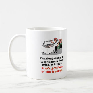 Thanksgiving-Golfturnier: Golf-Tasse für Damen Kaffeetasse