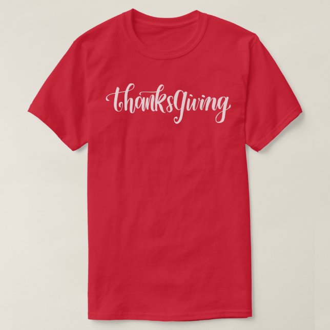 Thanksgiving - Happy Thanksgiving Design for adult T-Shirt (Design vorne)