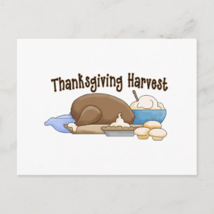 thanksgiving harvest feiertagspostkarte