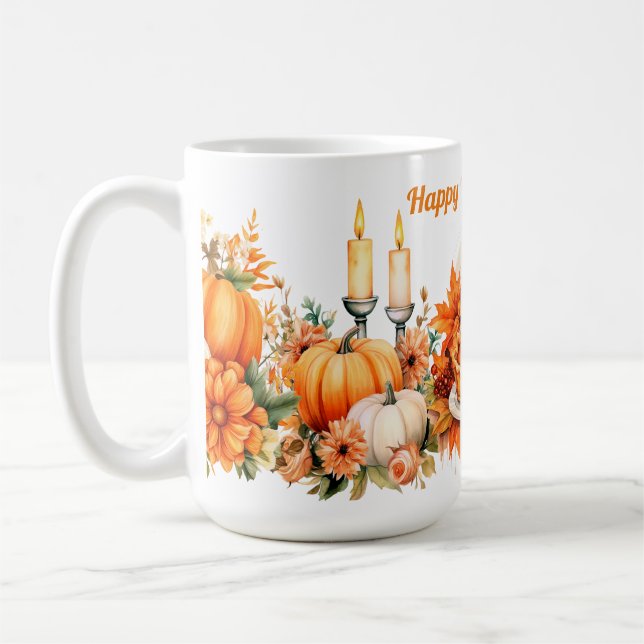 Thanksgiving Holiday Series 15 oz Classe Mug (Gauche)