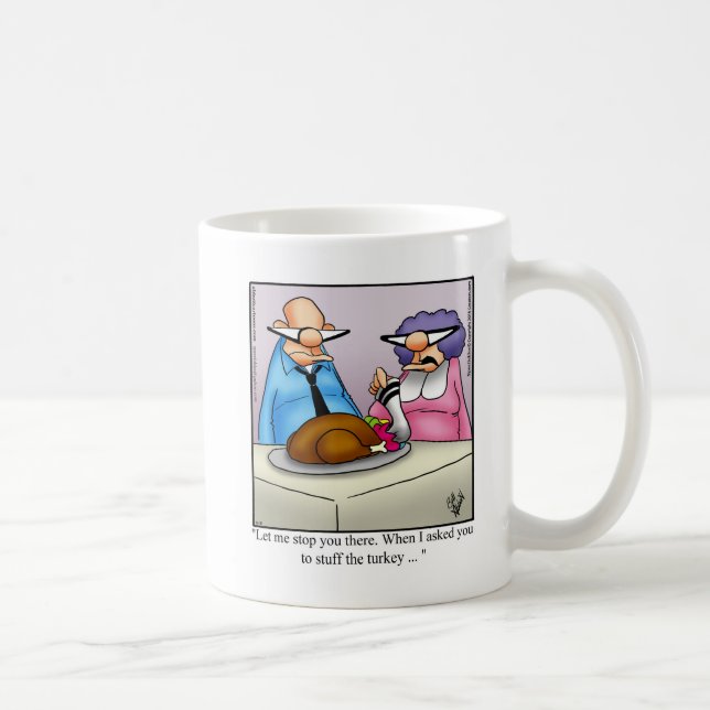 Thanksgiving Humour café Mug (Droite)