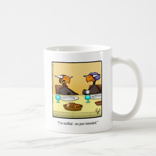 Thanksgiving Humour café Mug (Droite)