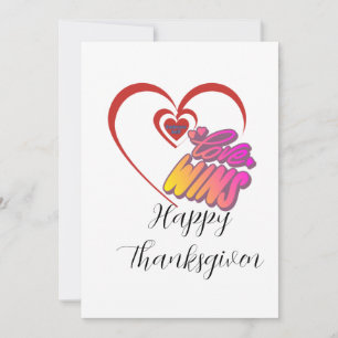 Thanksgiving-Karte Feiertagskarte