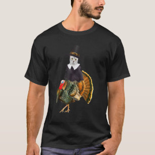 Thanksgiving-Katzen-Pilger-Kostüm Thanksgiving-Tru T-Shirt