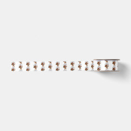 Thanksgiving Leg Day Ribbon Satinband