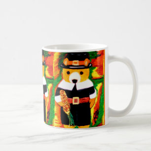 THANKSGIVING, OURS de NOUNOURS, tasse de PILGRAM