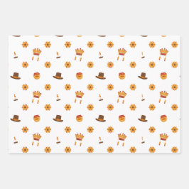 Thanksgiving paper geschenkpapier set