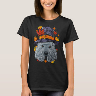 Thanksgiving Pudel Pilger Kostüm Herbst Autumn Do T-Shirt