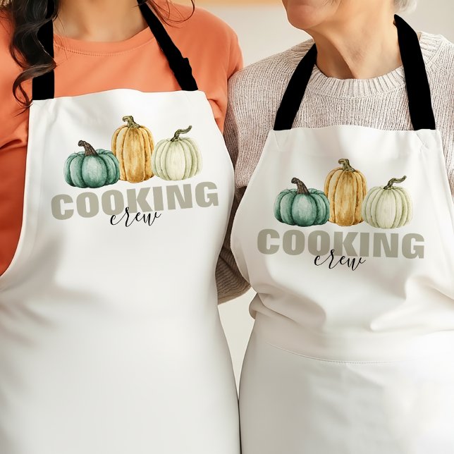 Thanksgiving Pumpkins Cooking Crew Schürze (Von Creator hochgeladen)