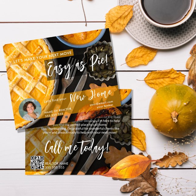 Thanksgiving Real Estate Postcard, Let’s Make You Flyer (Von Creator hochgeladen)