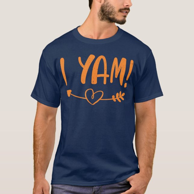 Thanksgiving Shes My Sweet Potato I Yam Set T-Shirt (Vorderseite)